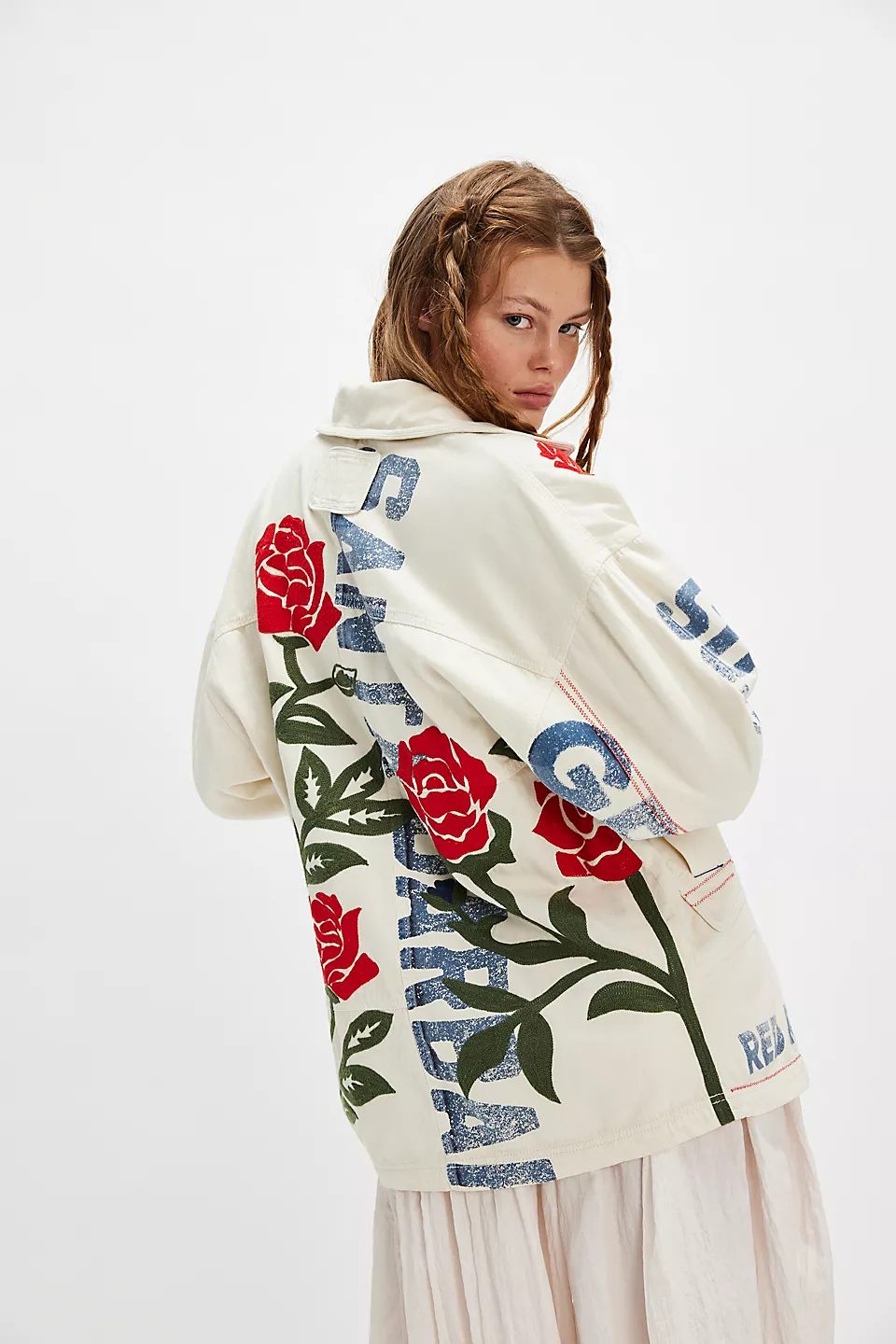 Free People Field of Roses Jacket