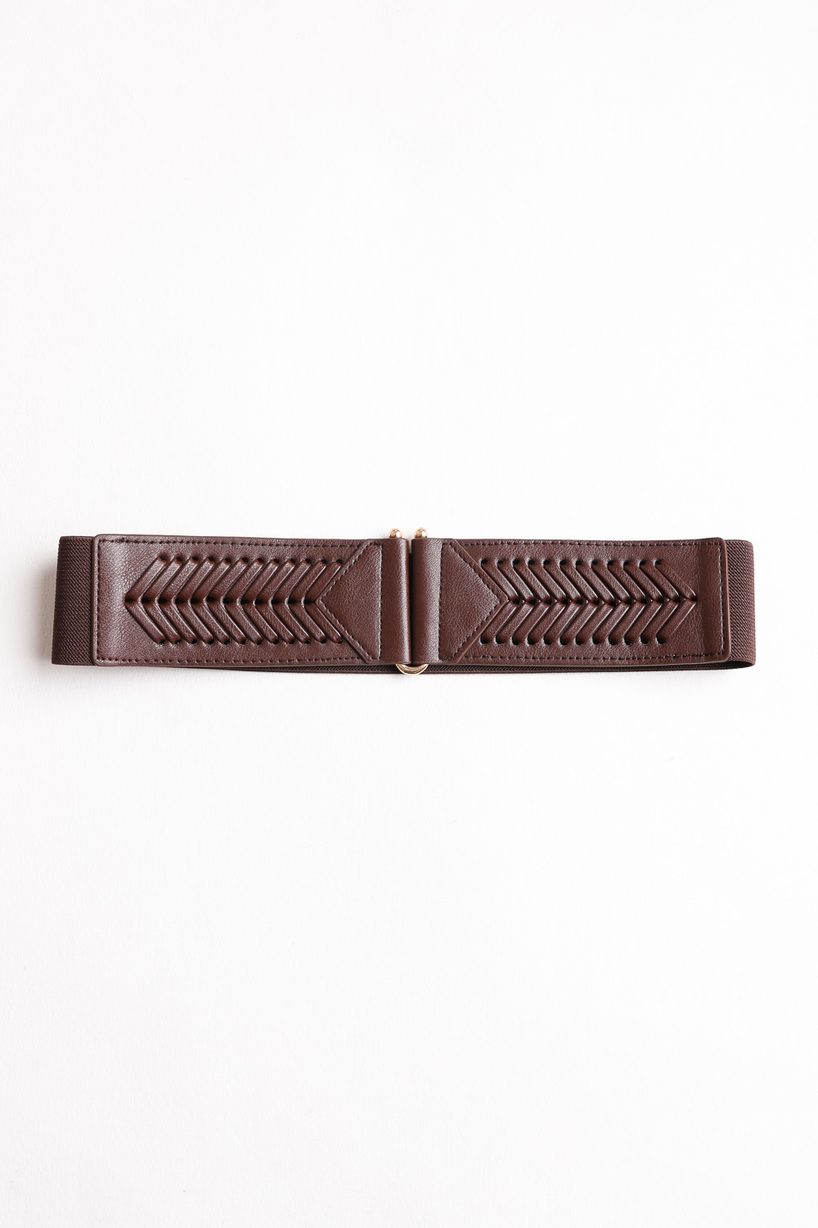 KAT Western Fishtail Braid Cinch Belt