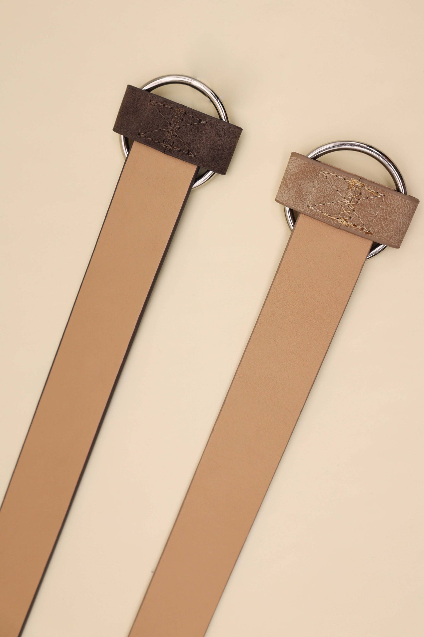 Round Buckle Fashion Belt