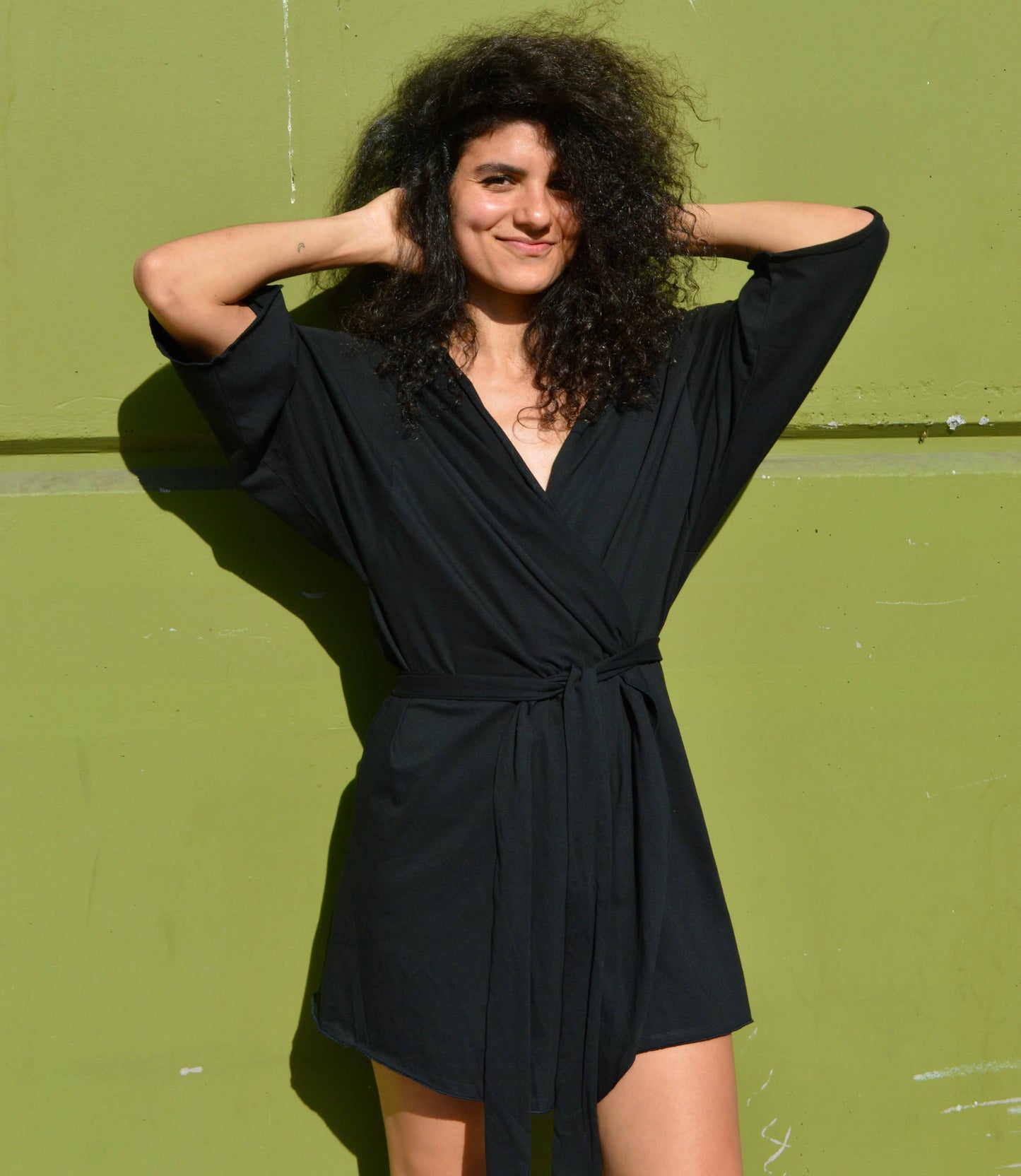 Una Pluma - Organic Cotton Robe/Wrap Dress
