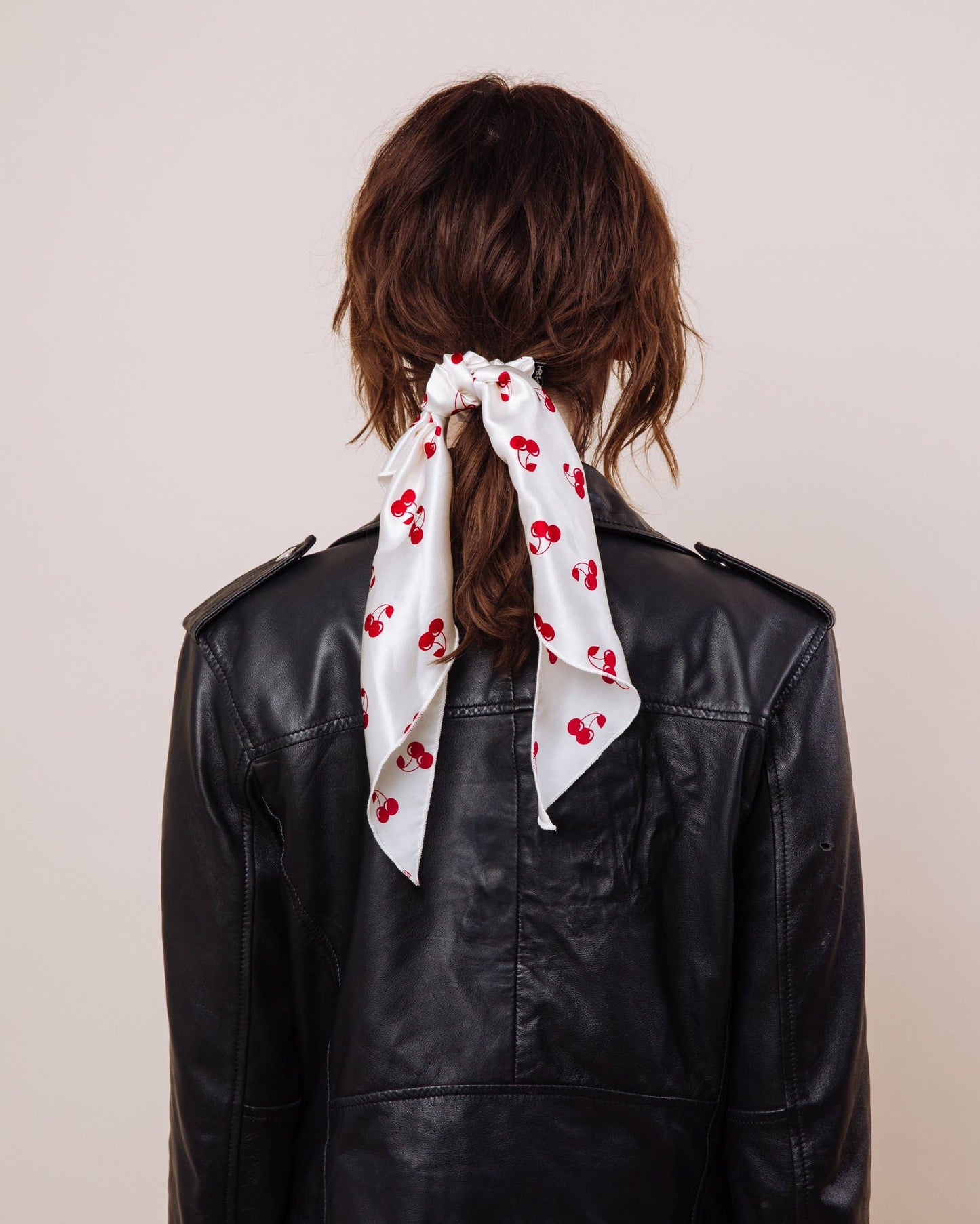 Cherry Bomb Convertible Scrunchie Tie
