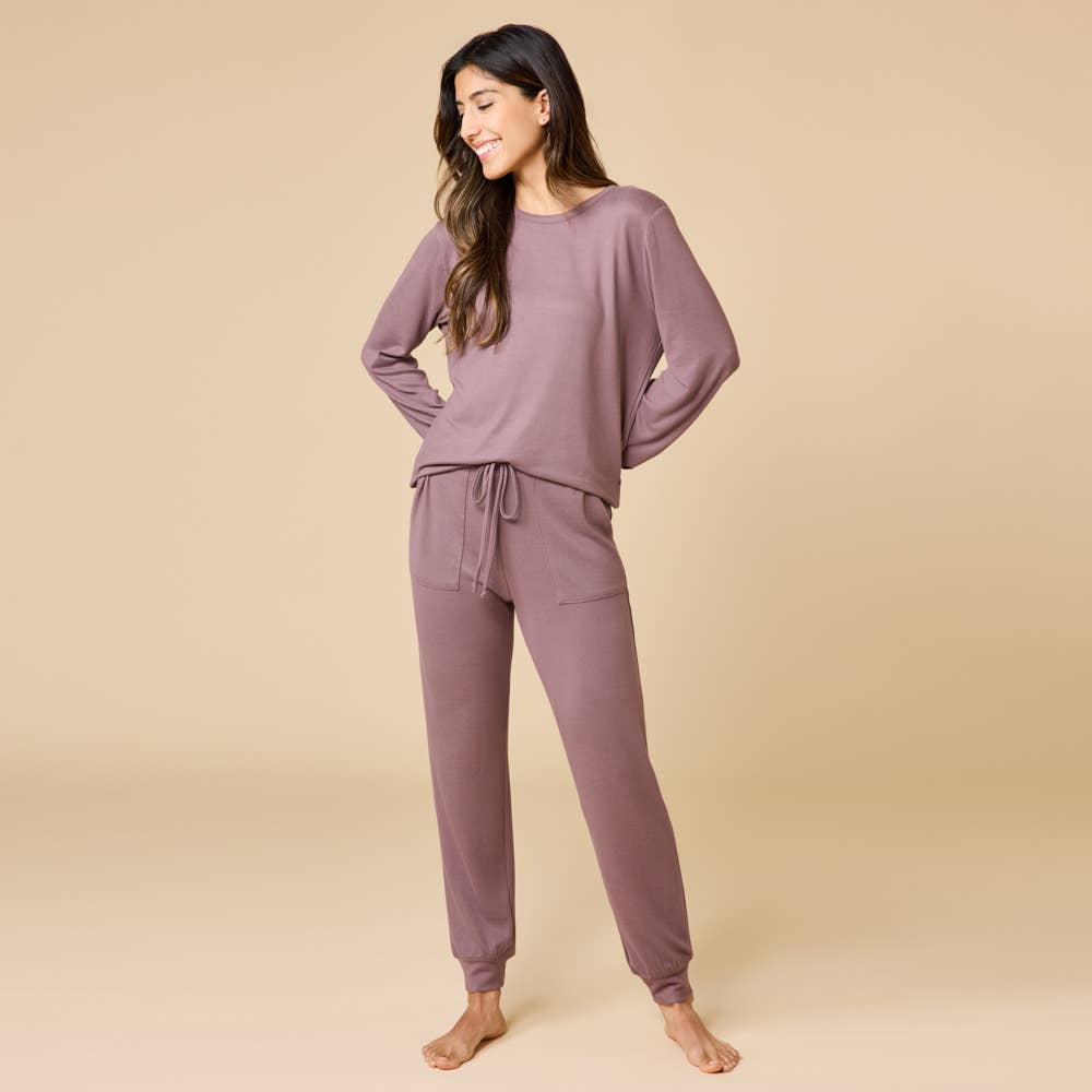 Jessi - Softies - Women's Cloud Soft Dream Crew Neck Lounge Set - Oprah's Fave