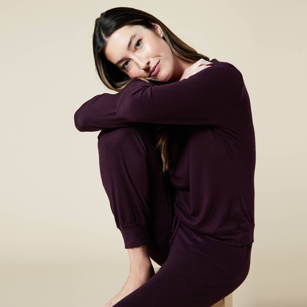 Softies - Women's Cloud Soft Dream Crew Neck Lounge Set - Oprah's Fave