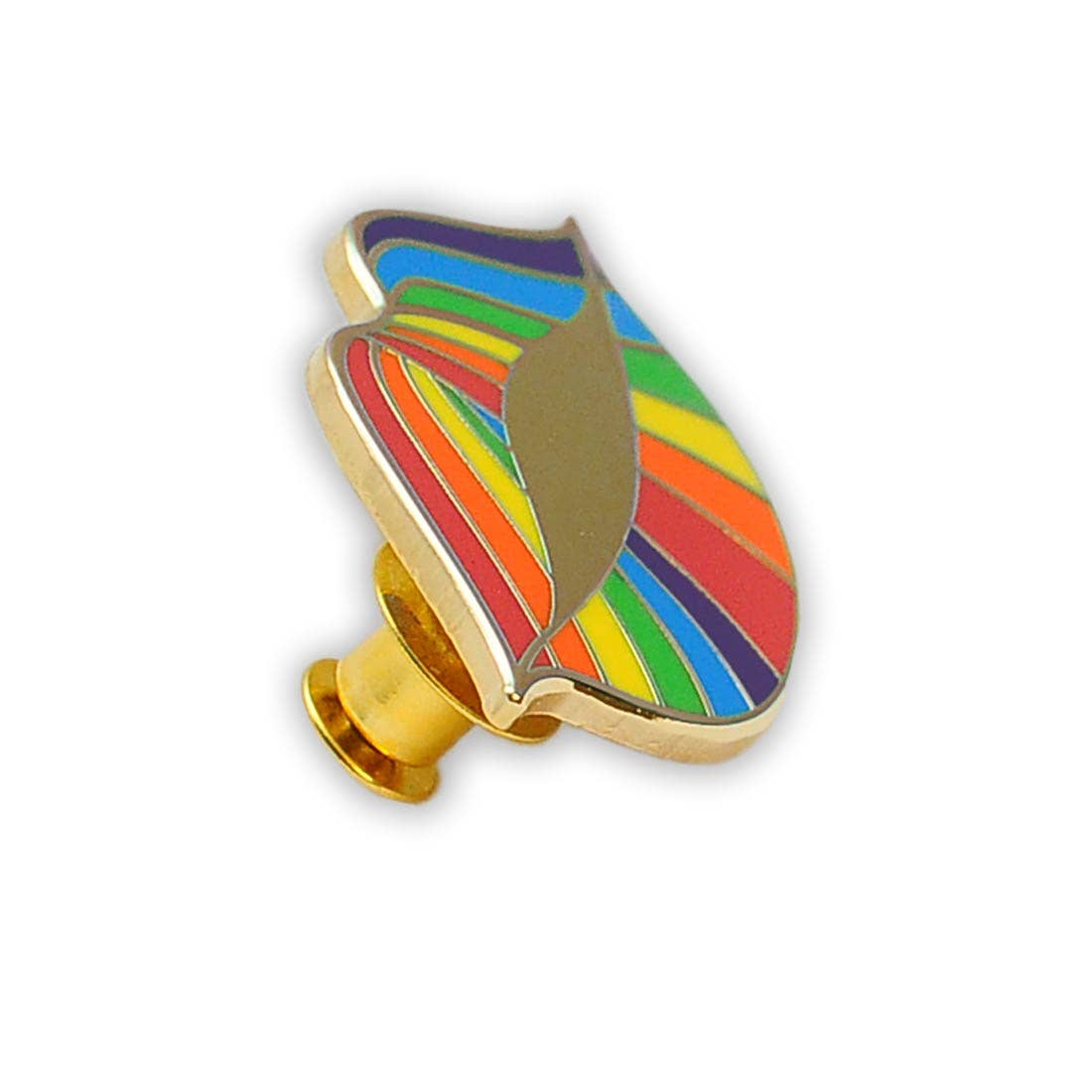 Rainbow Lips Enamel Pin
