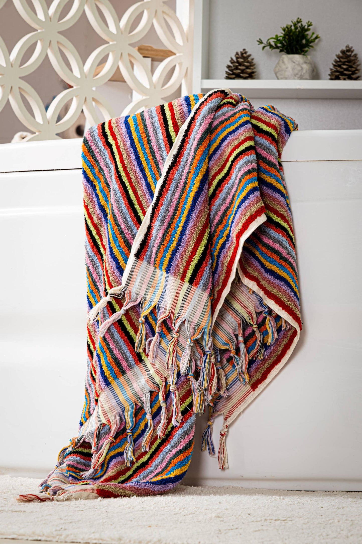 Striped Bath Towels