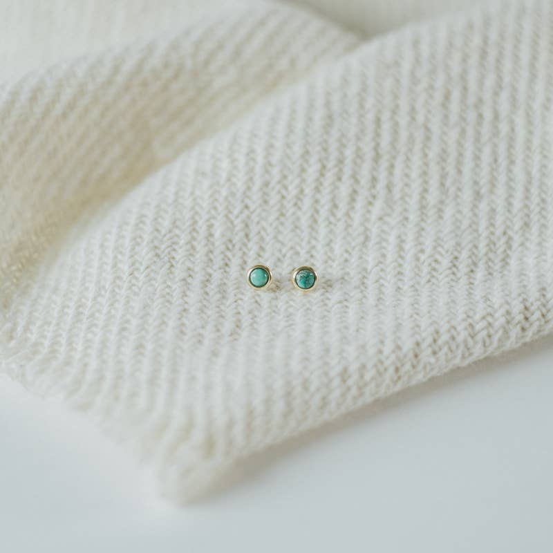 Commonform Hyalite Studs Turquoise