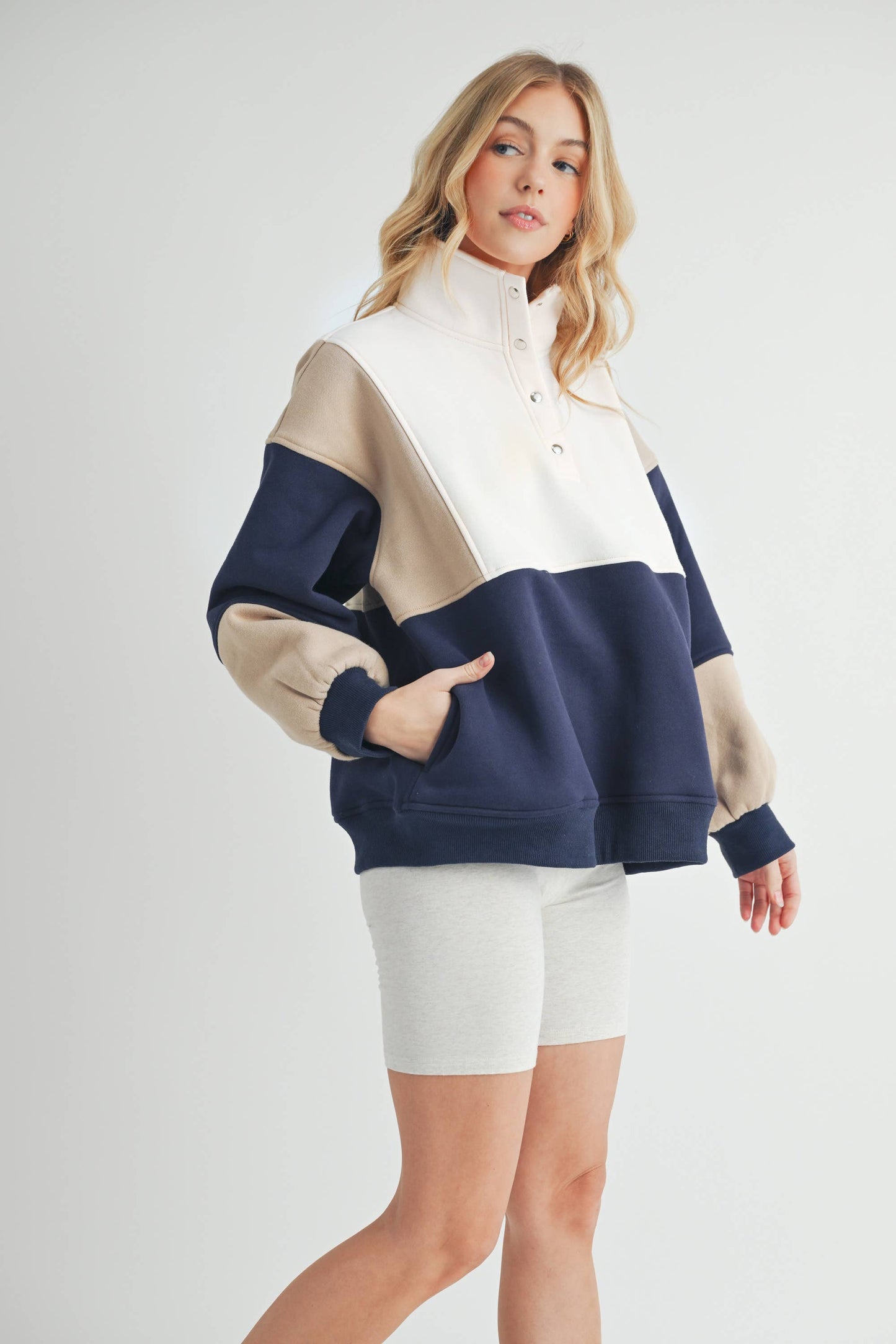 Janica - Glo Colorblock Pullover