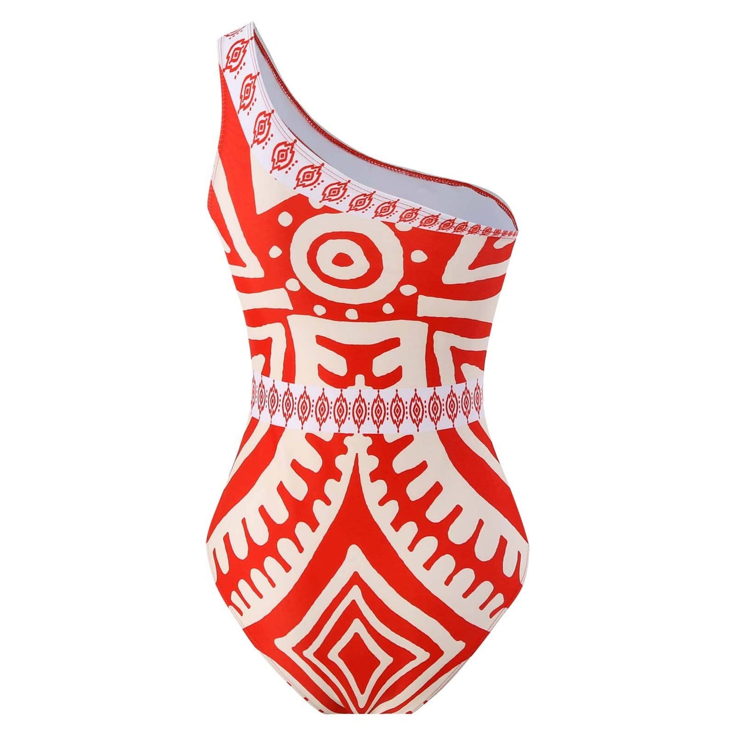 Serena - One Shoulder One Piece Swimwear with matching pant.