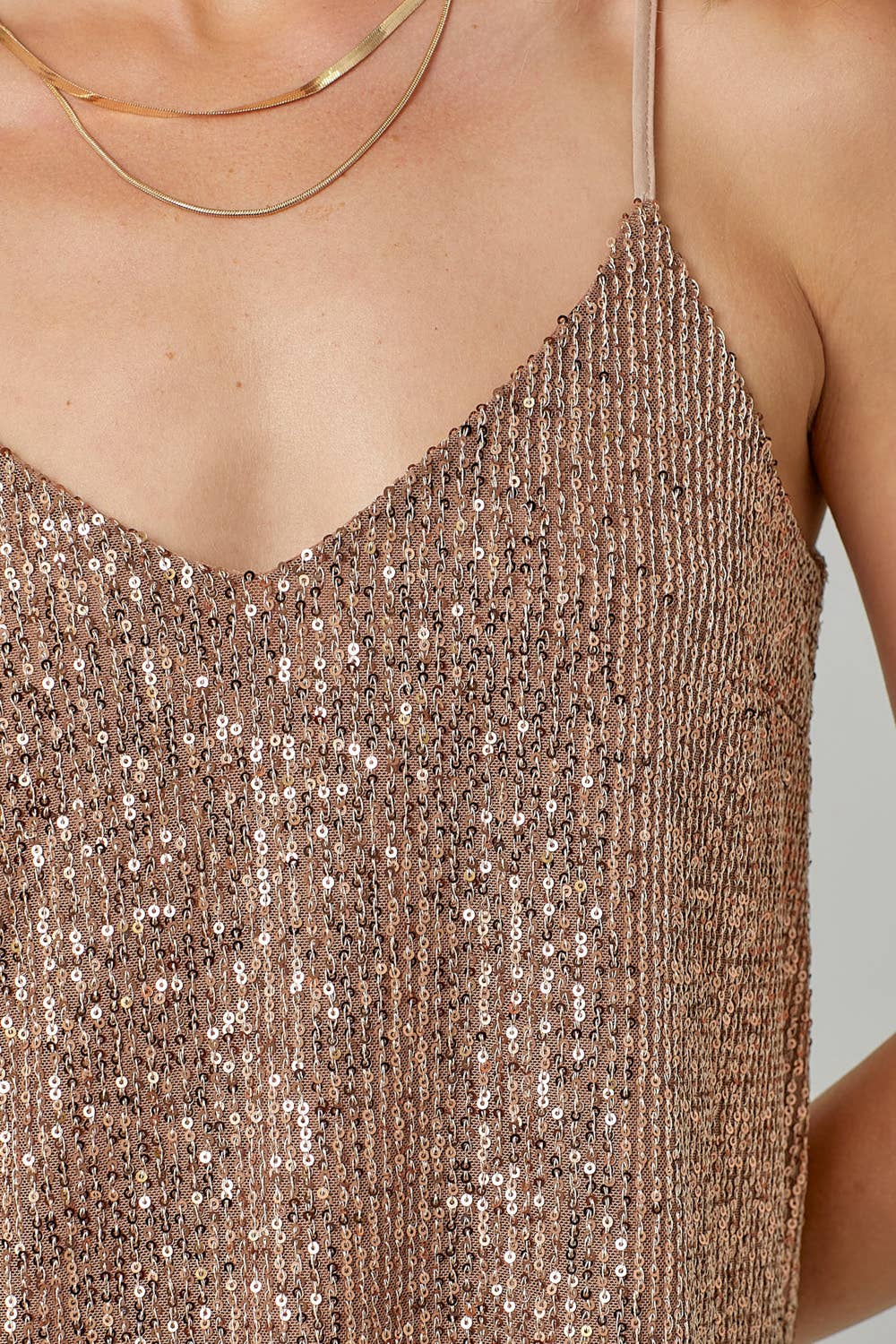 Carrie - Adjustable Sequin Cami