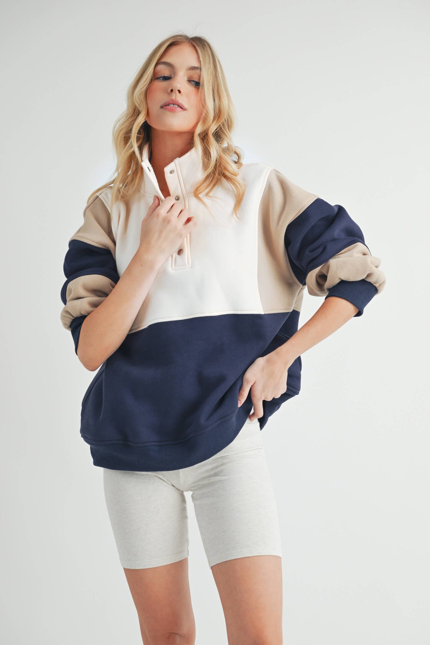 Janica - Glo Colorblock Pullover