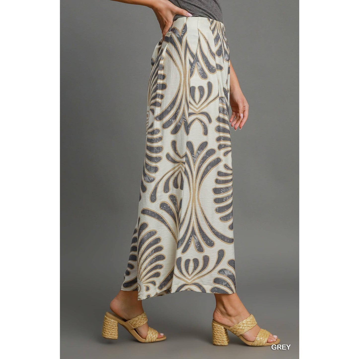 Donna Printed Skirt Pant