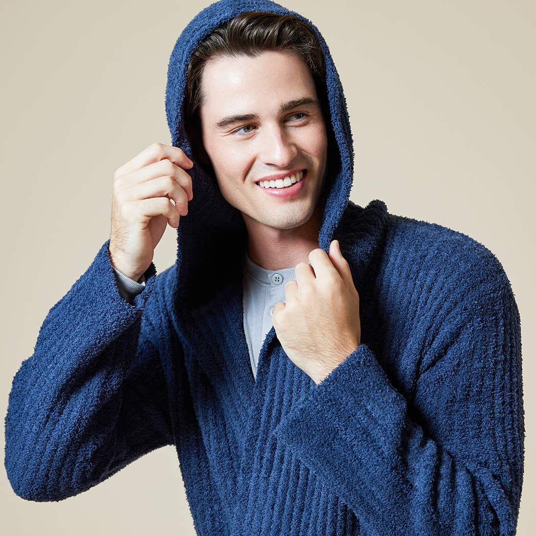 Softies - Solid Rib Marshmallow Unisex Hooded Robe