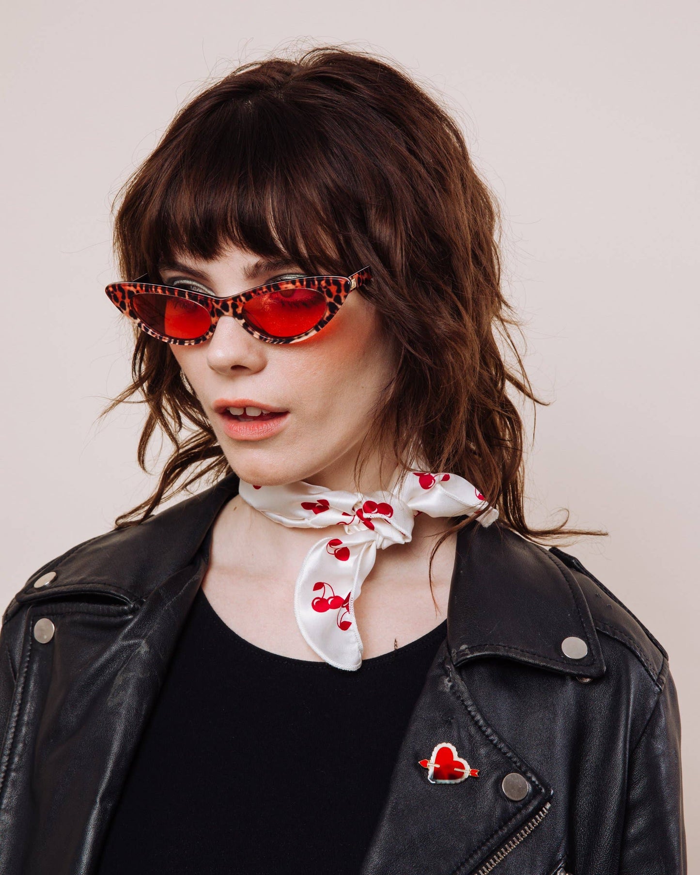 Cherry Bomb Convertible Scrunchie Tie
