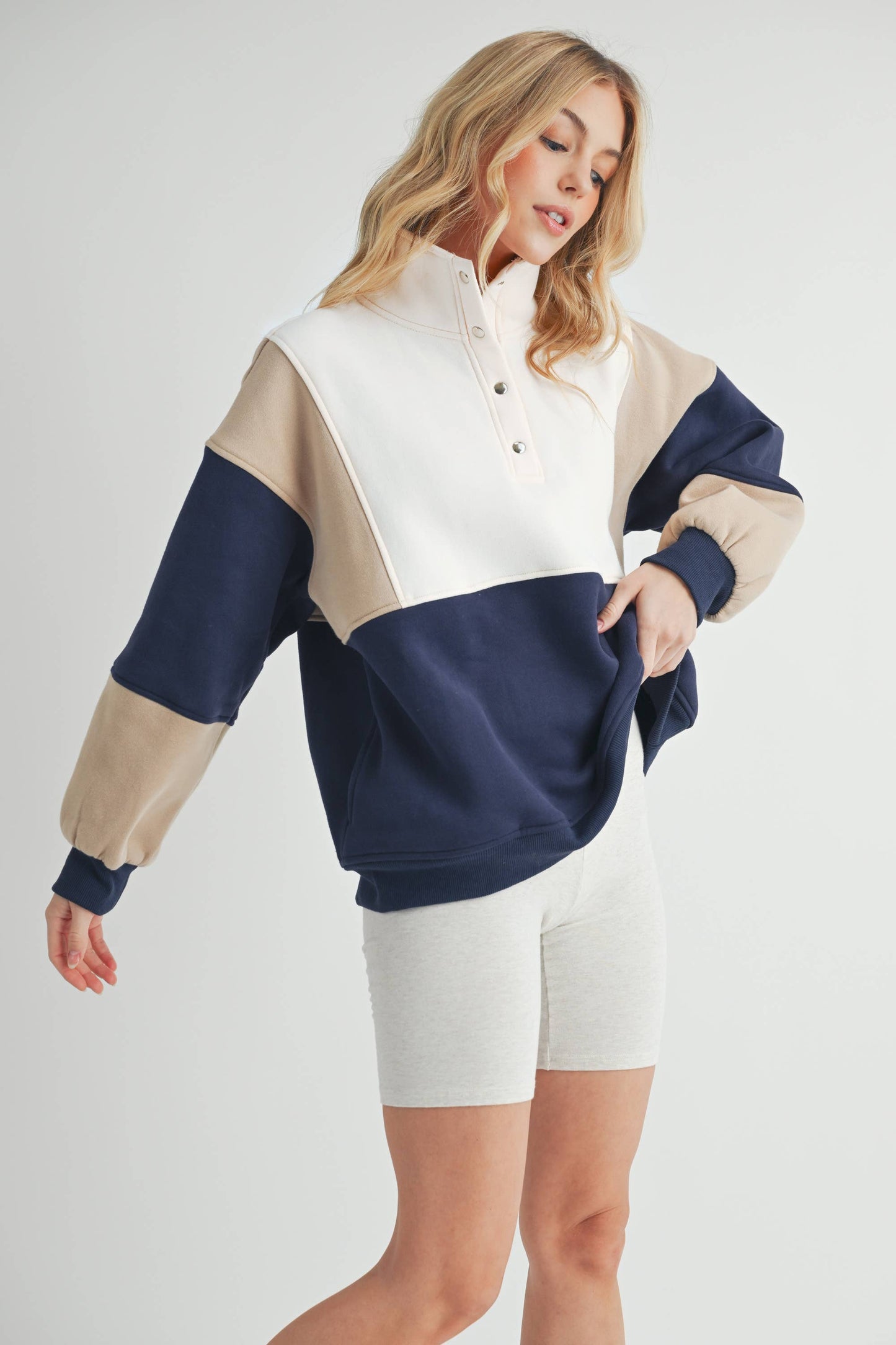Janica - Glo Colorblock Pullover
