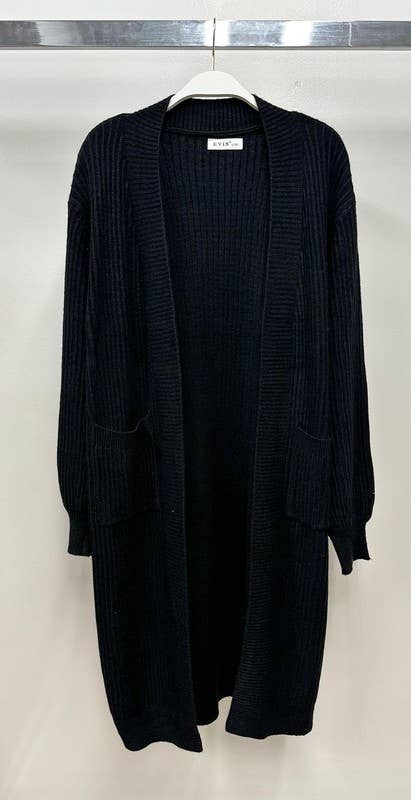 Candi Knit Long Duster with Pockets