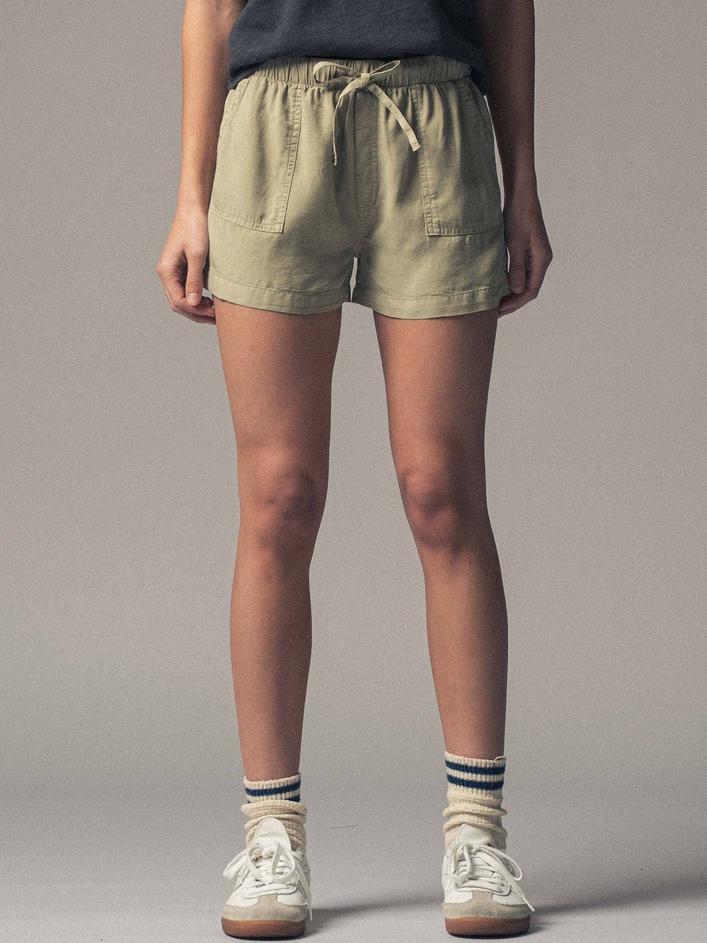 Sammi - Tencel Patch Pocket Summer Shorts
