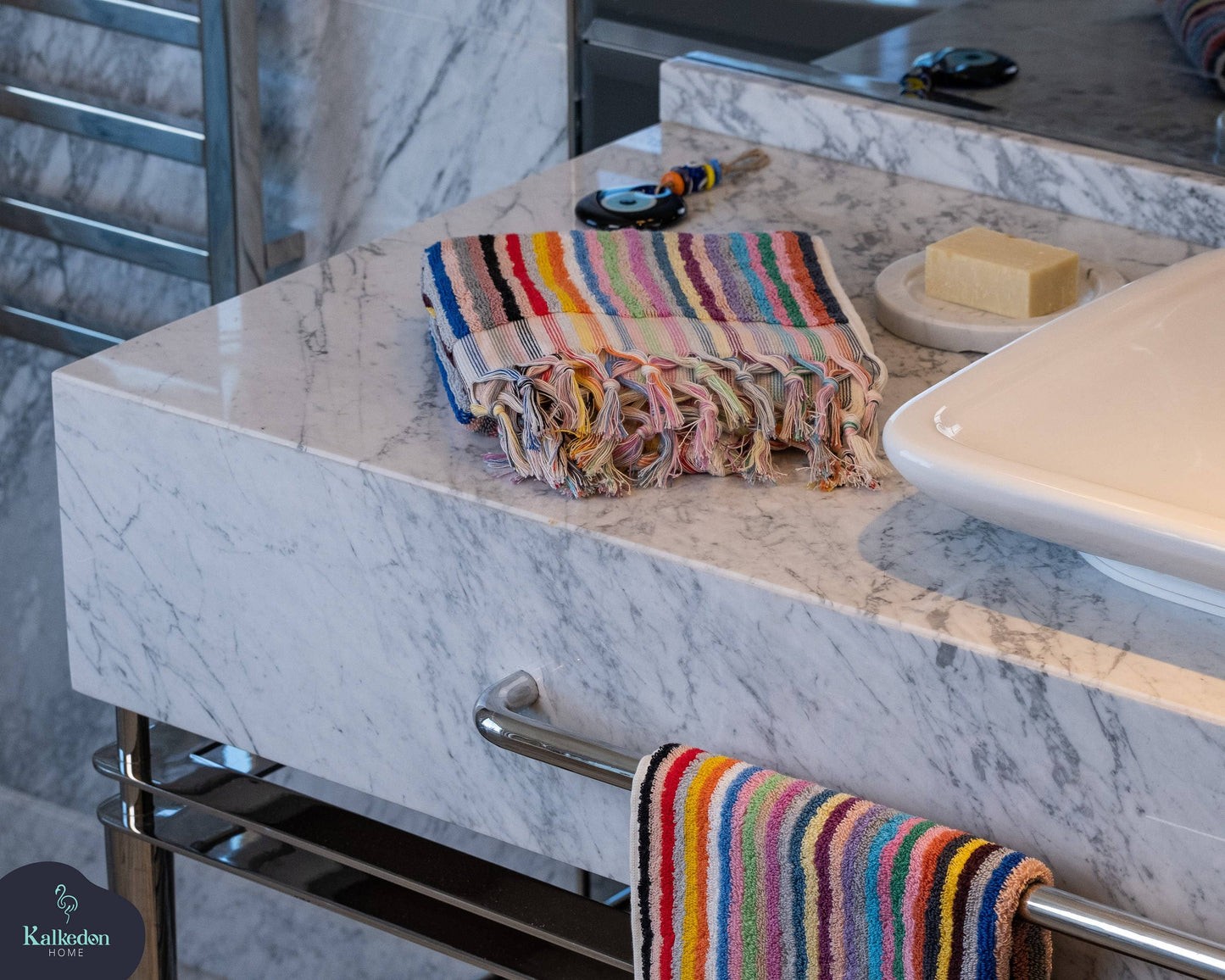 Striped Bath Towels