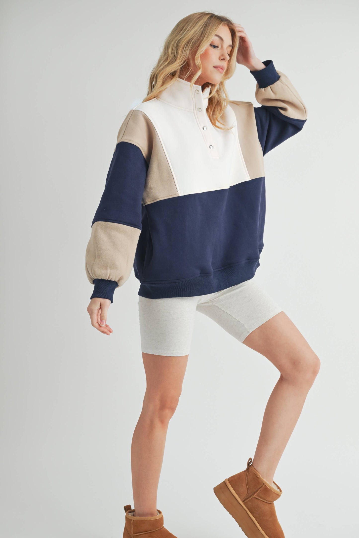 Janica - Glo Colorblock Pullover