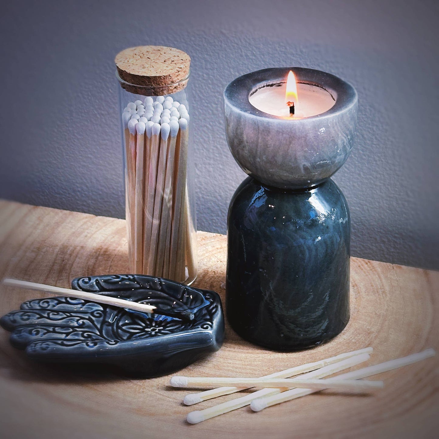 Matches in Chic Cork Top Jar