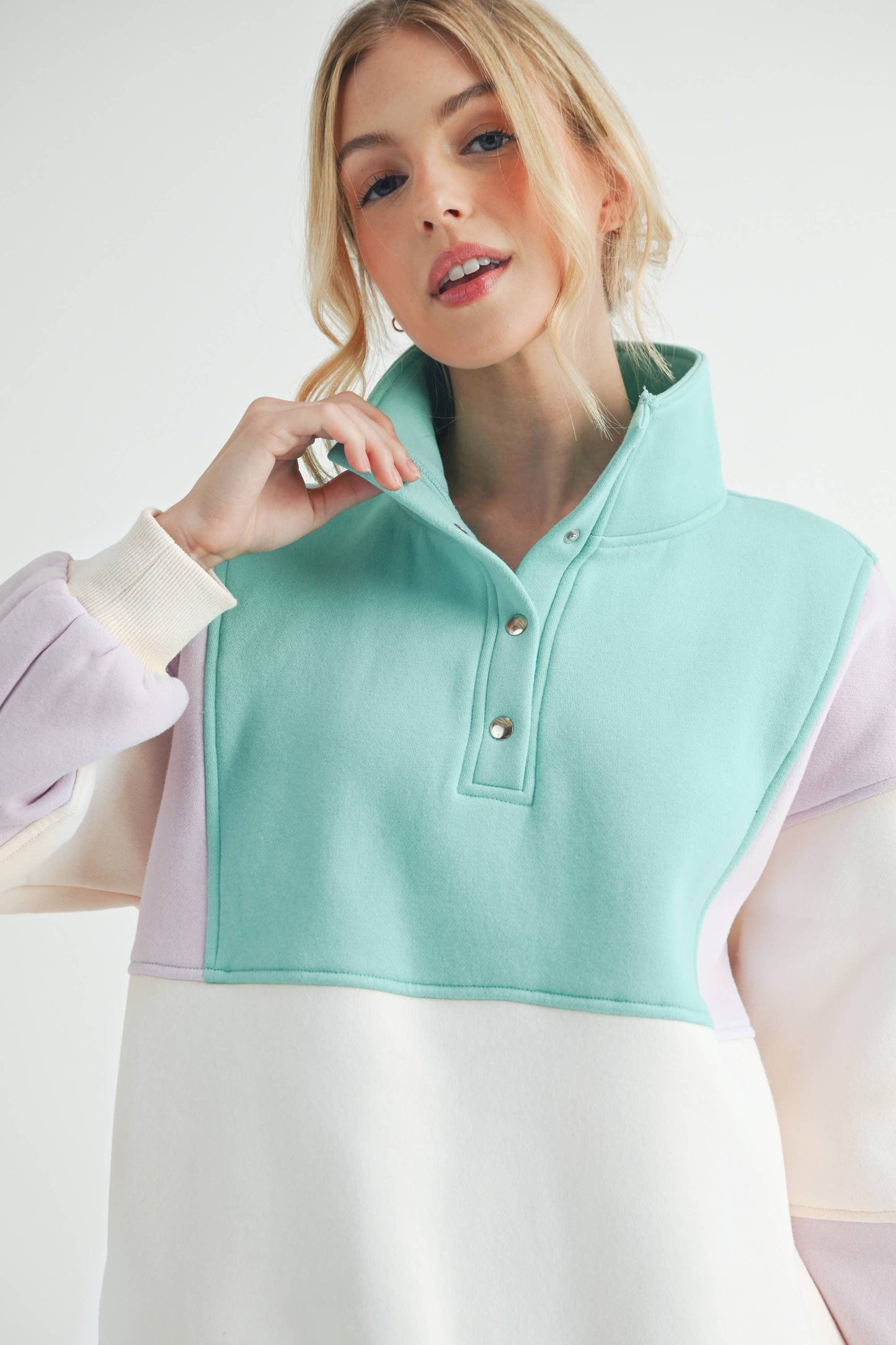 Janica - Glo Colorblock Pullover