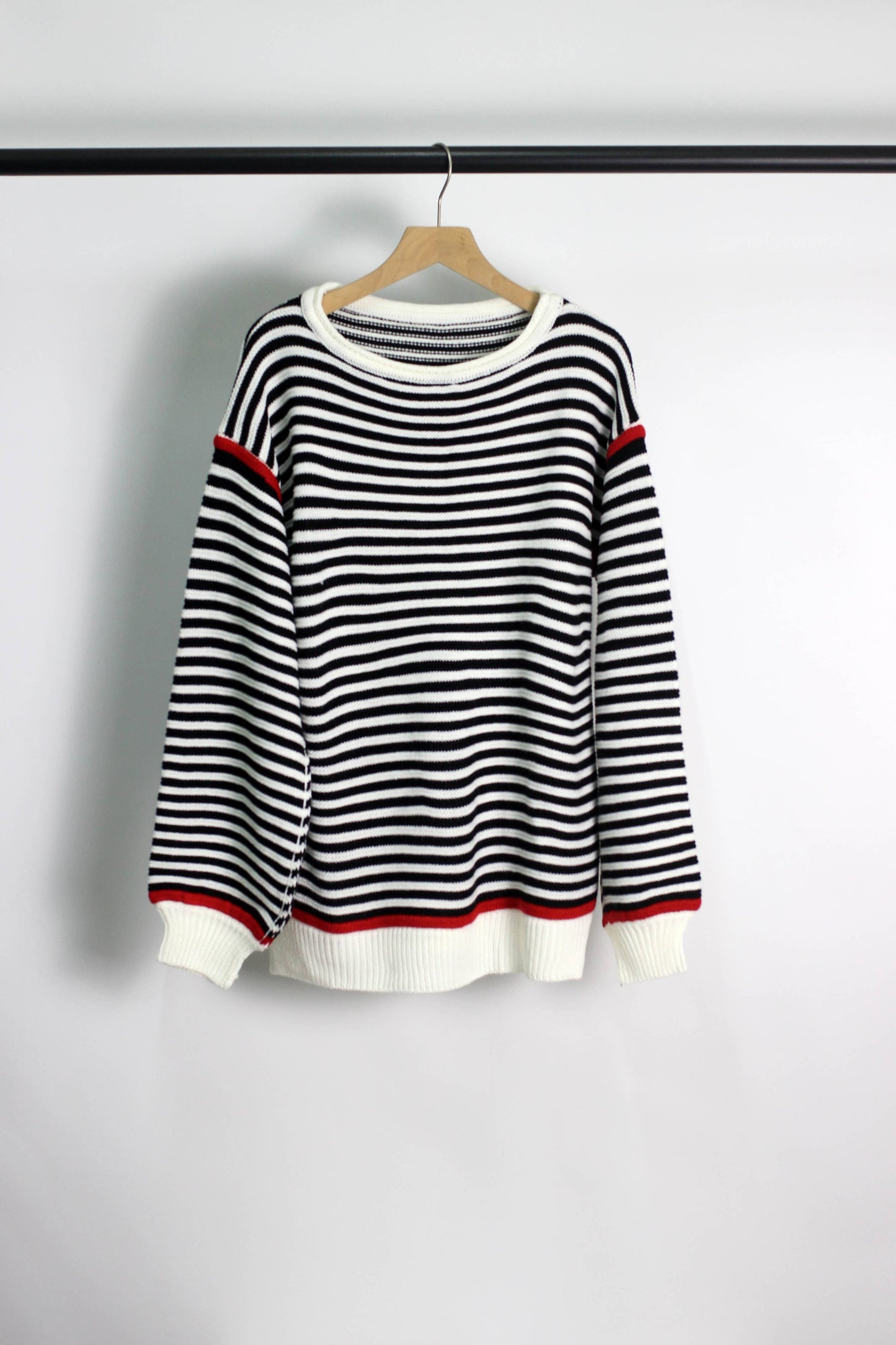 Diane Classic Striped Knit Sweater