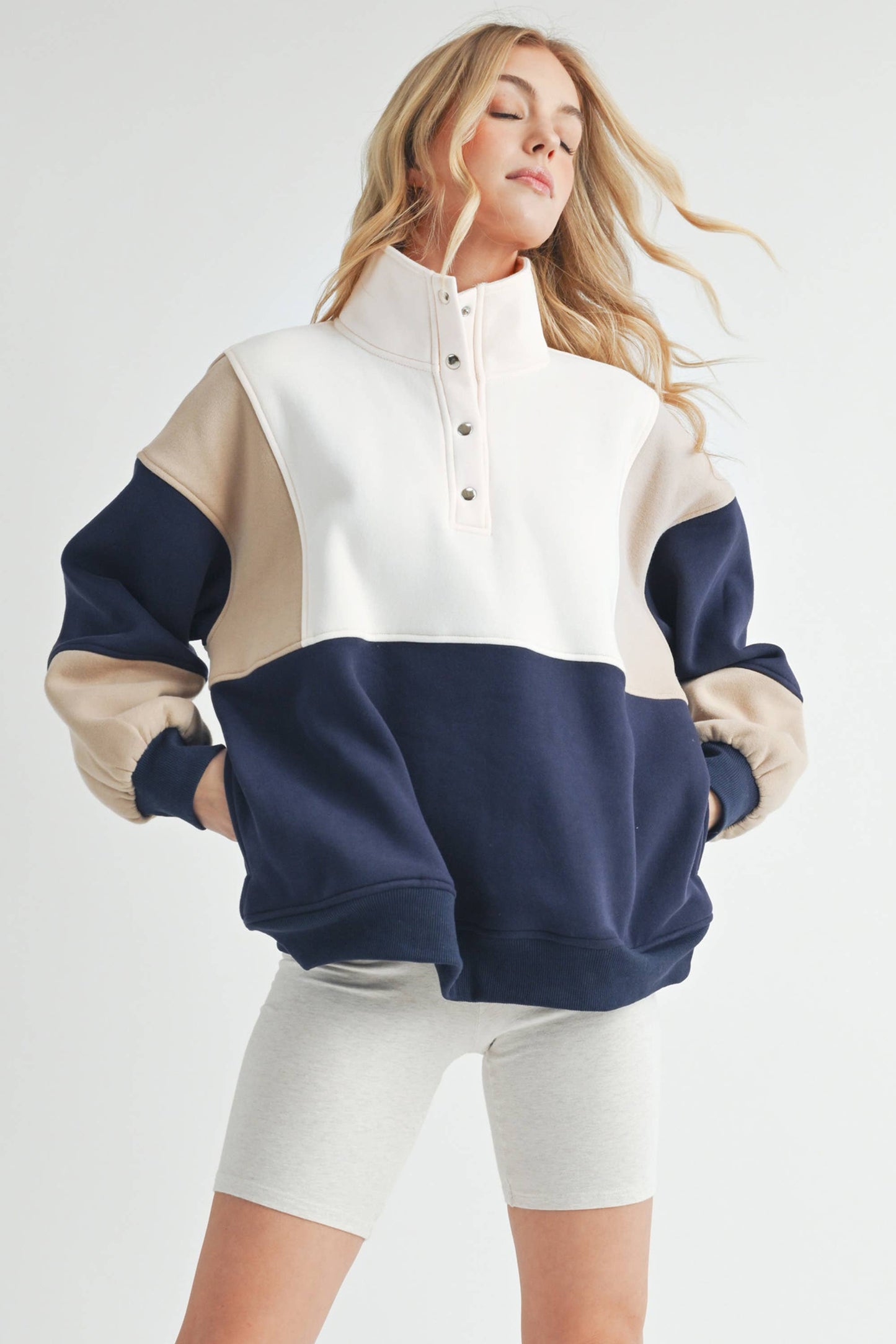 Janica - Glo Colorblock Pullover