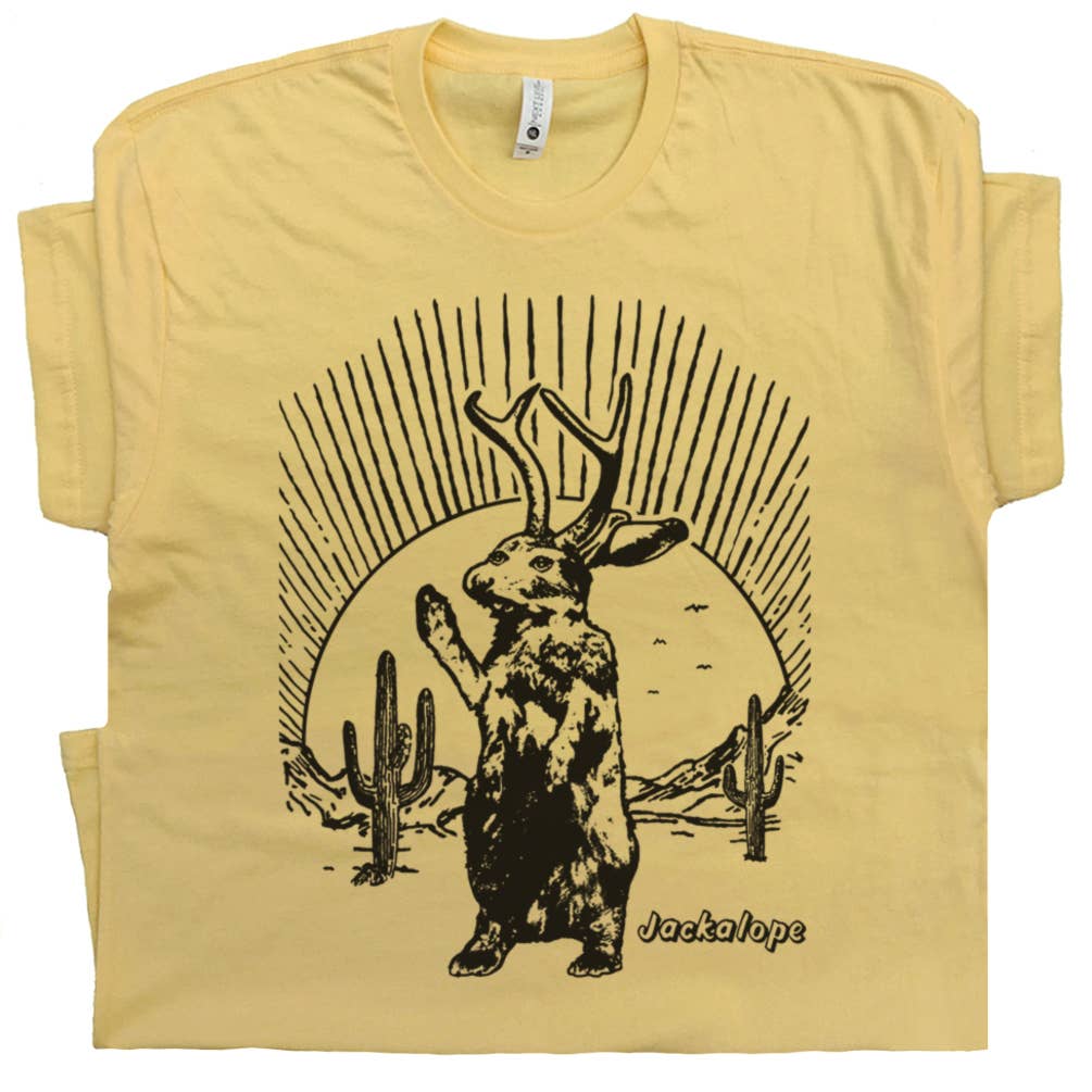 Jackalope Shirt Southwest Desert Theme