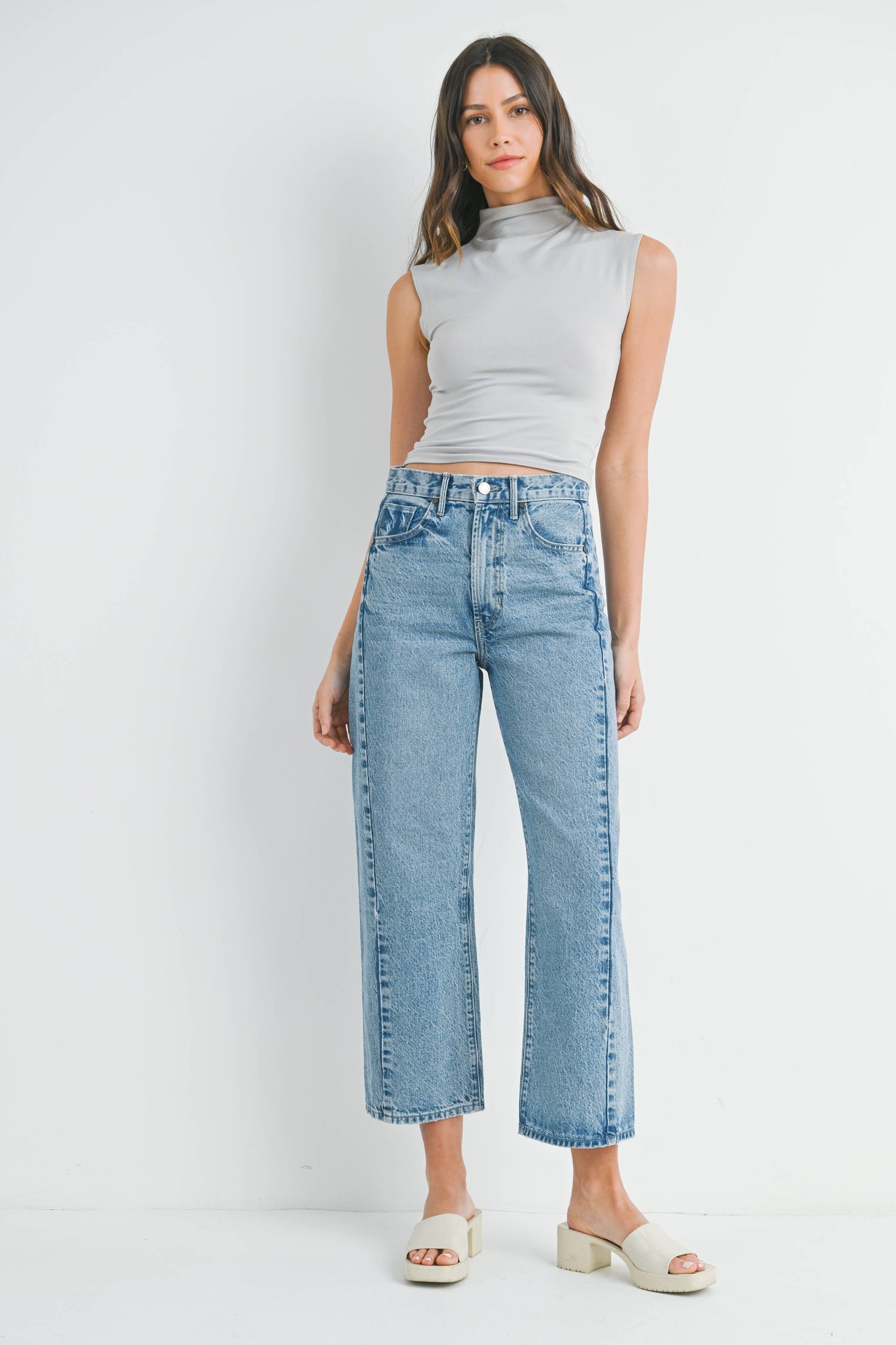 Just Black Denim - Barrel Jean Twist Med BP471N