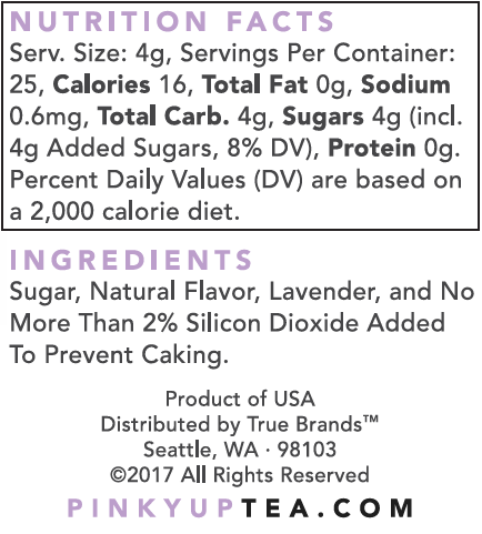 Lavender Sugar 3.5 oz