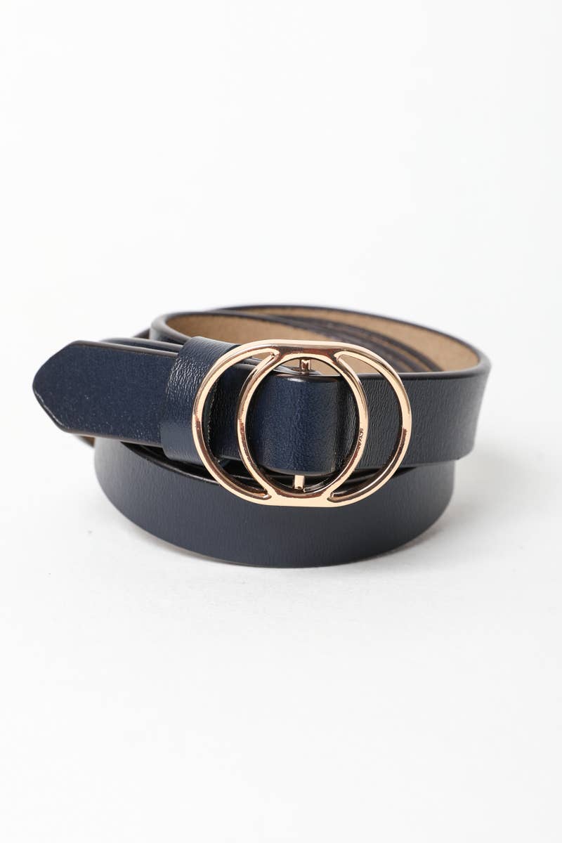 Double Ring Buckle Cinch Belt