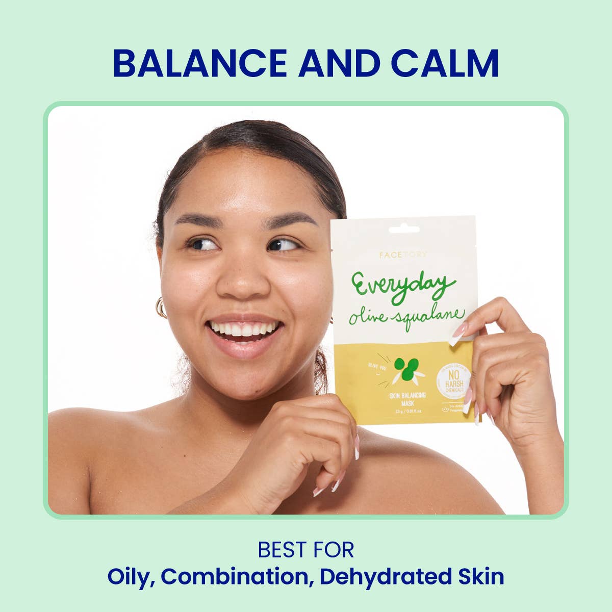 Mask - K-Beauty - Skin Balancing - Everyday - Olive Squalane