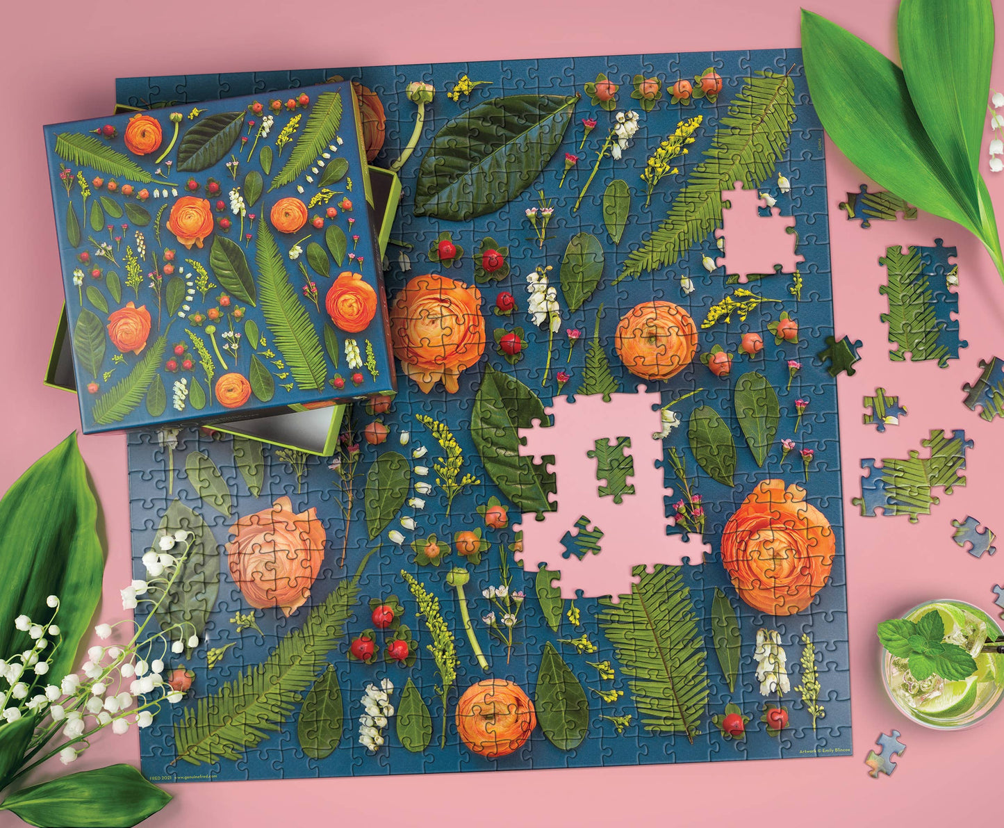 Deconstructed Bouquet 500pc Puzzle