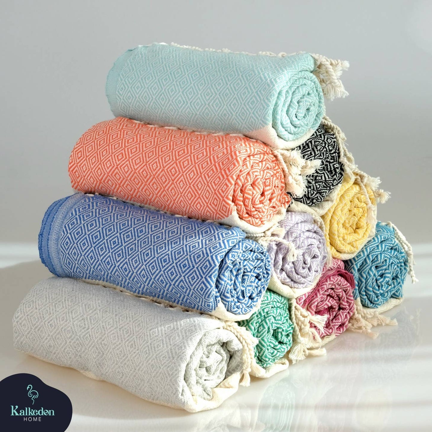 Turkish Towels - Peshtermal - Sand Resistant Beach Towels by Kalkedon