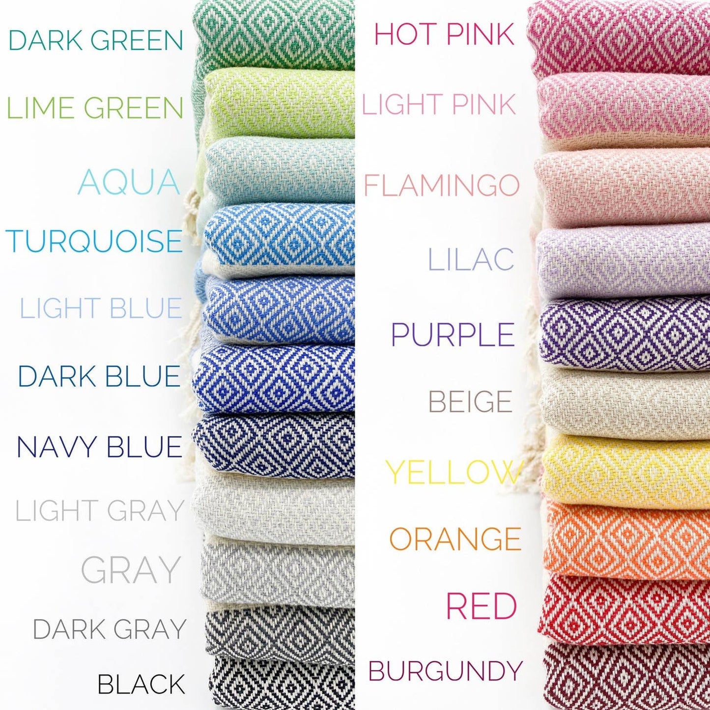 Turkish Towels - Peshtermal - Sand Resistant Beach Towels by Kalkedon