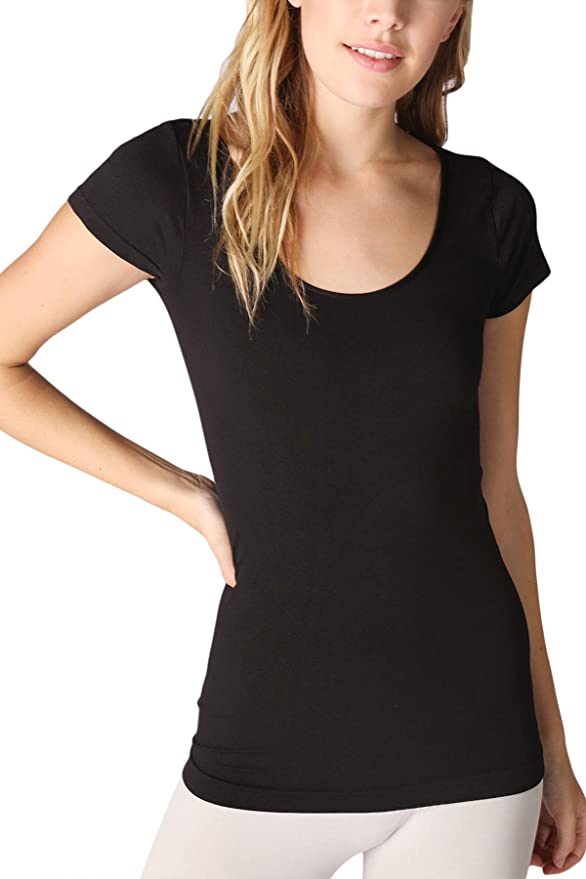 Cap Sleeve Scoop Neck Top