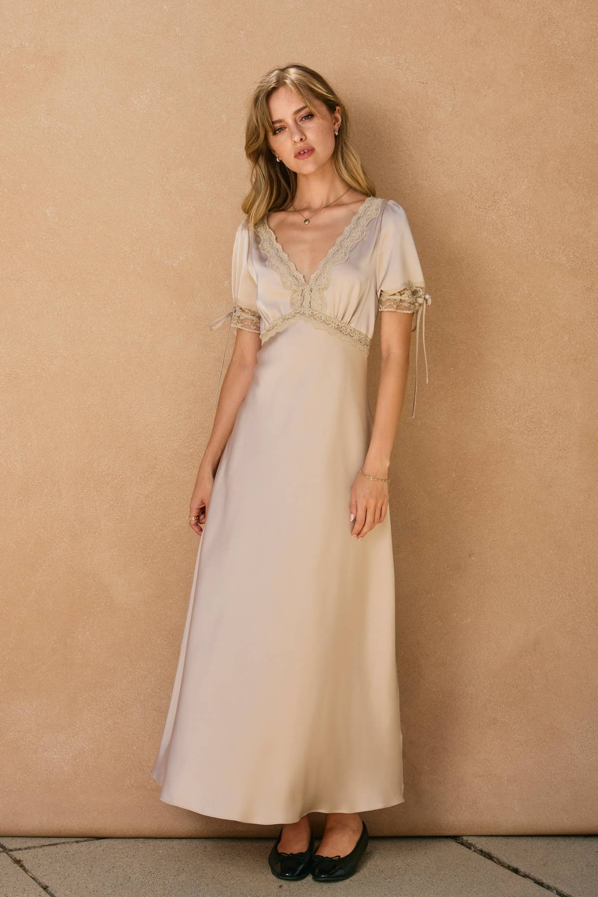 Sam - Satin Midi Dress