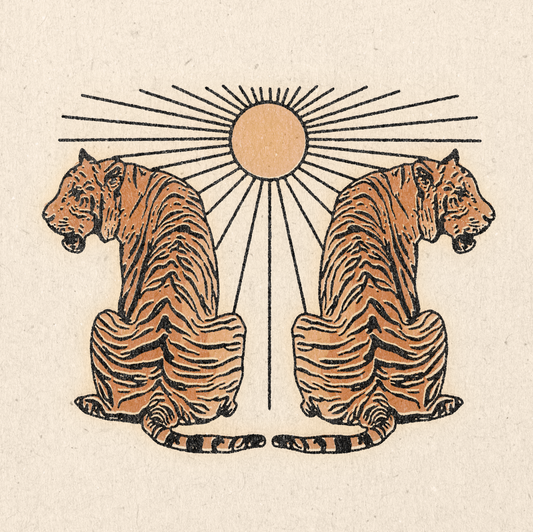 'Tiger Pair' Print