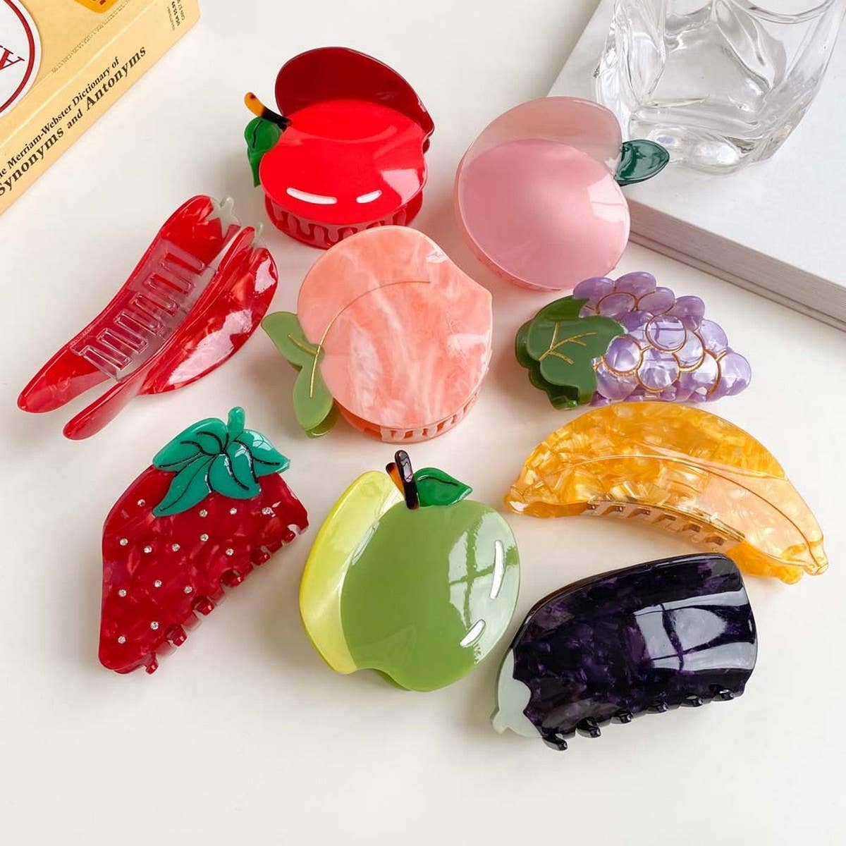 Peach Hair Clip