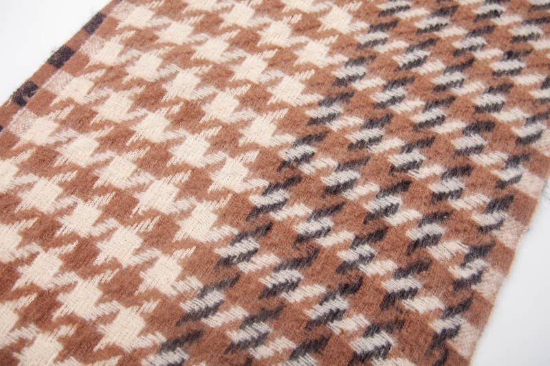 Soft Houndstooth Scarf