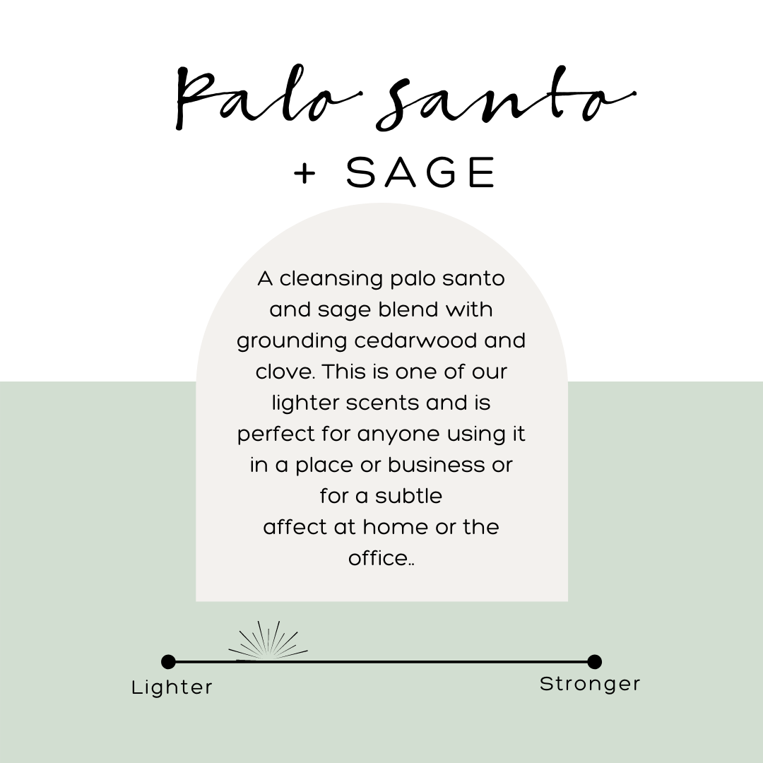 Palo Santo + Sage Candle