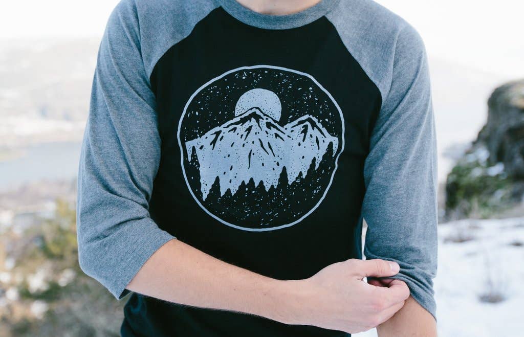 Moore Collection - Night Sky Baseball Tee