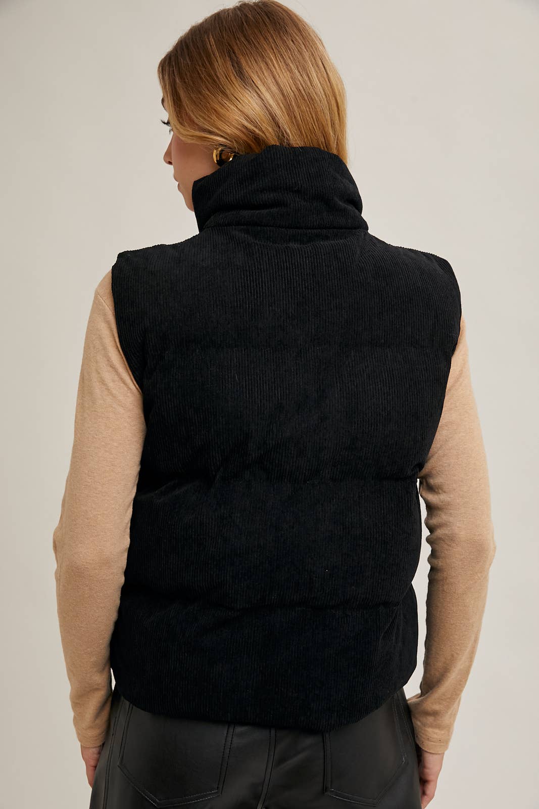 Claudia - Corduroy Puffer Vest