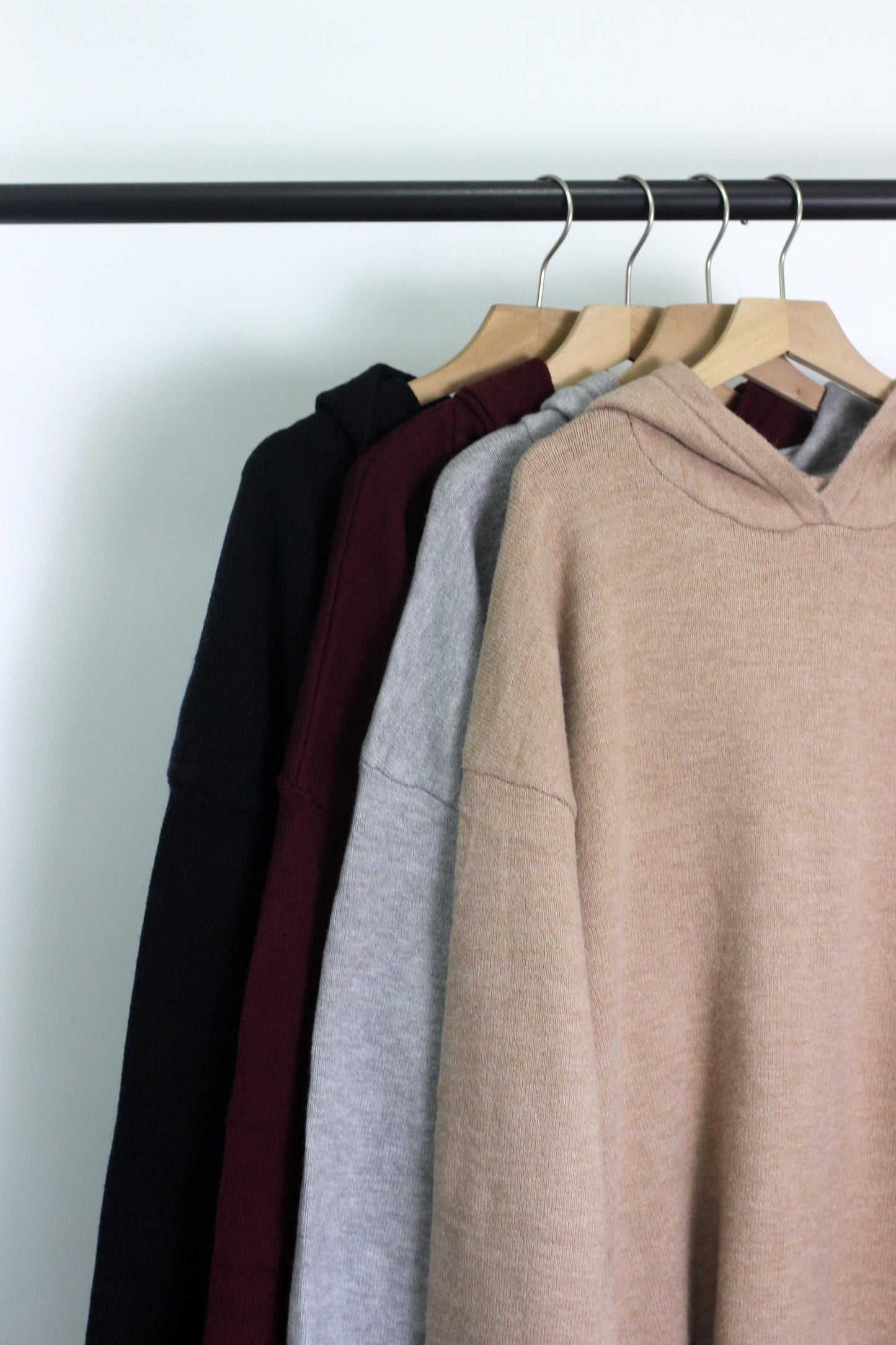 Meryl Unisex Knit Sweater Hoodie
