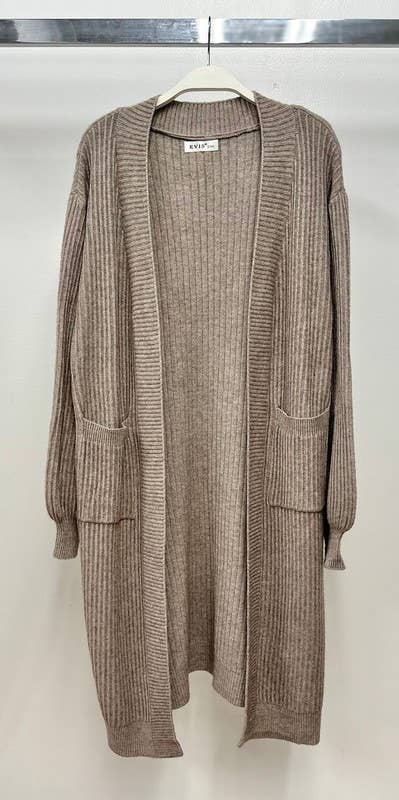 Candi Knit Long Duster with Pockets