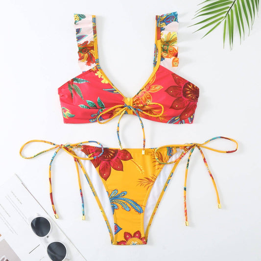 Rio - Ruffle Shoulder Straps Bikini