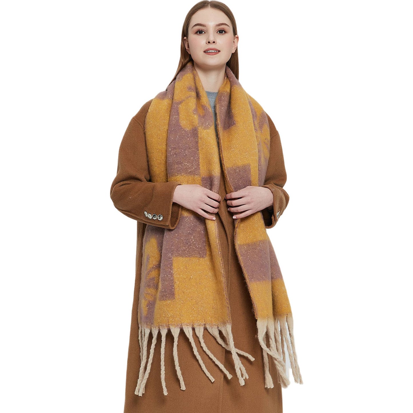 Soft Checkered Scarf