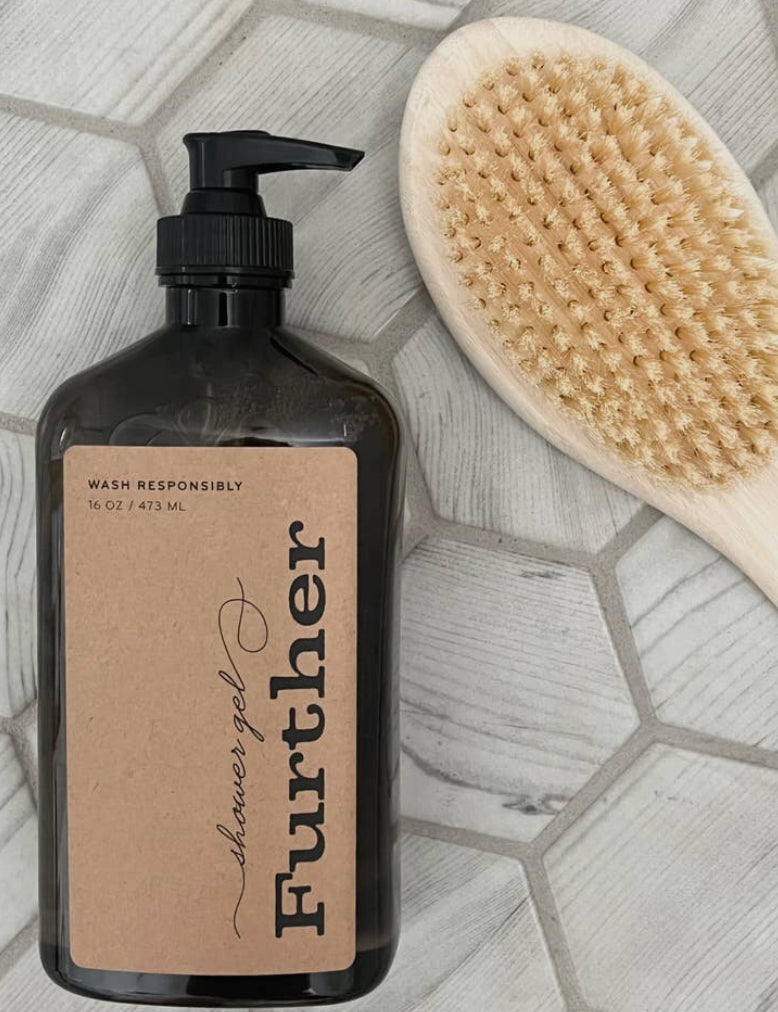 16 oz Bottle Shower Gel - Further Glycerin Soap