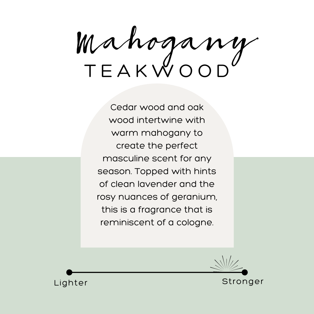 Mahogany + Woods Candle