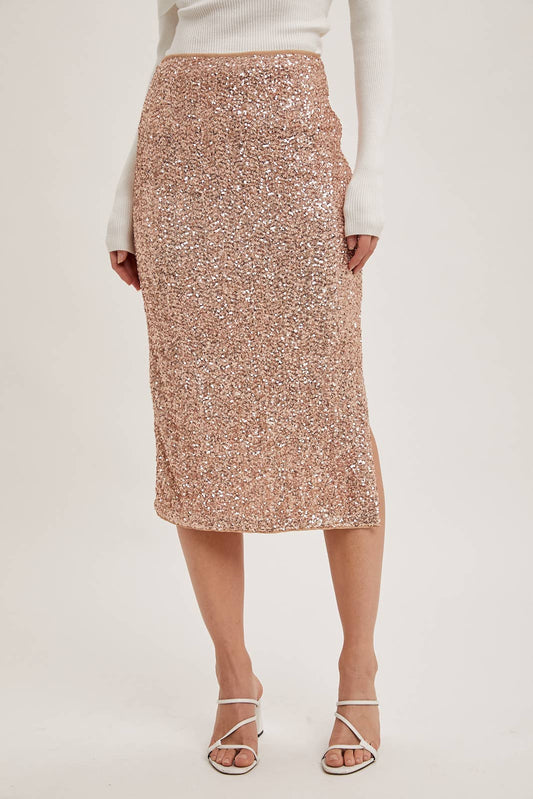 Sammy - Sequin Midi Skirt