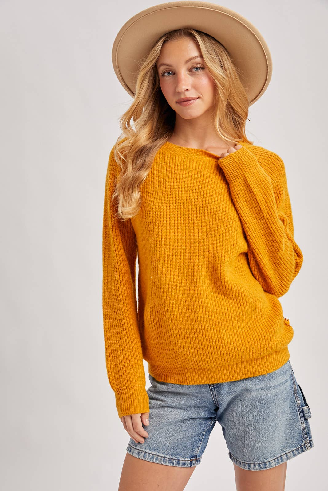 Gabby Crochet Lace Cross Back Pullover
